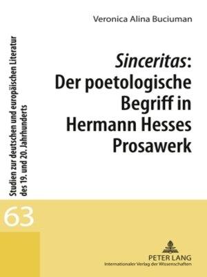 cover image of Sinceritas